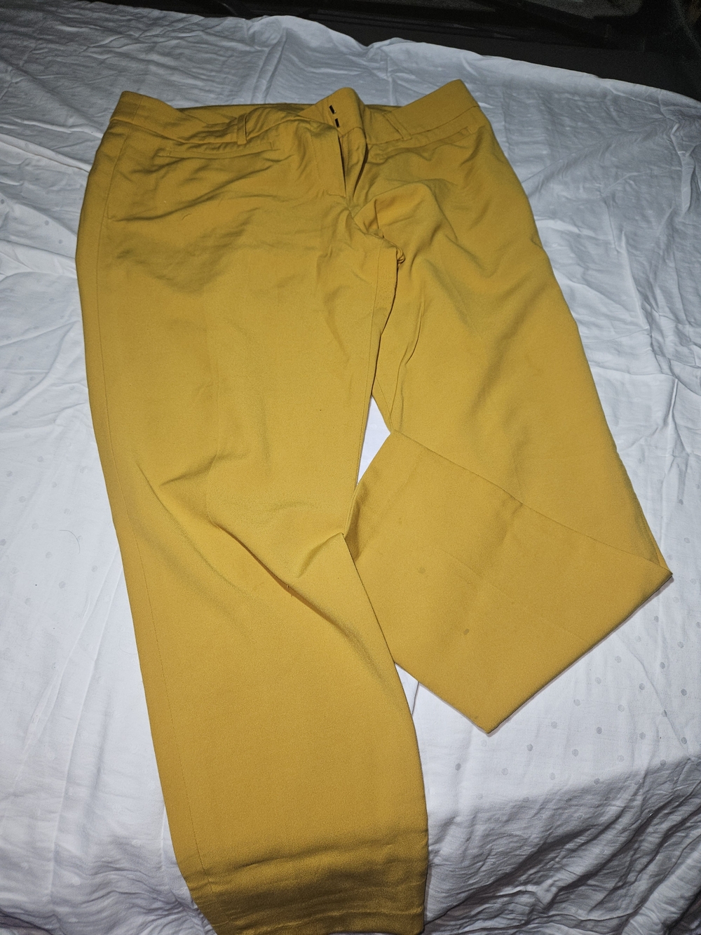 Kenar Straight-Leg Pants in Mustard